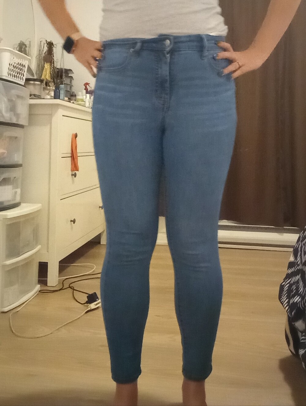 Blue High-Rise Skinny Women's Jeans